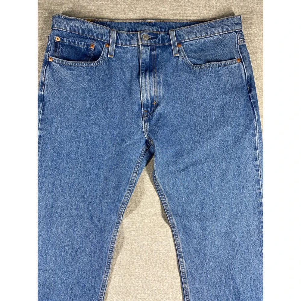 Levis Hi-Ball Jeans Mens 36x30 Blue Denim Tapered Leg Stretch